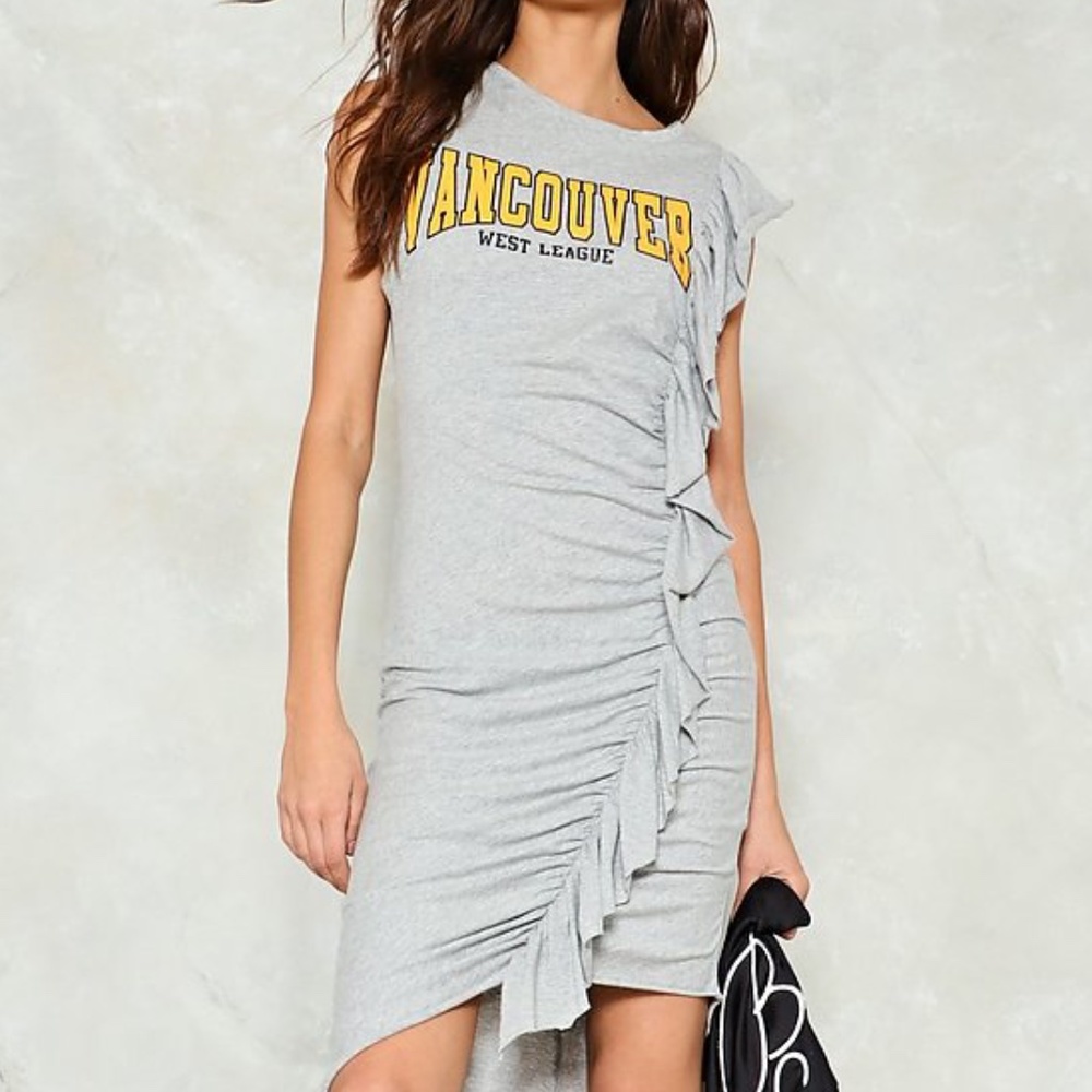 Zara Vancouver ruffle dress